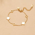 Clover Pearl Bracelet