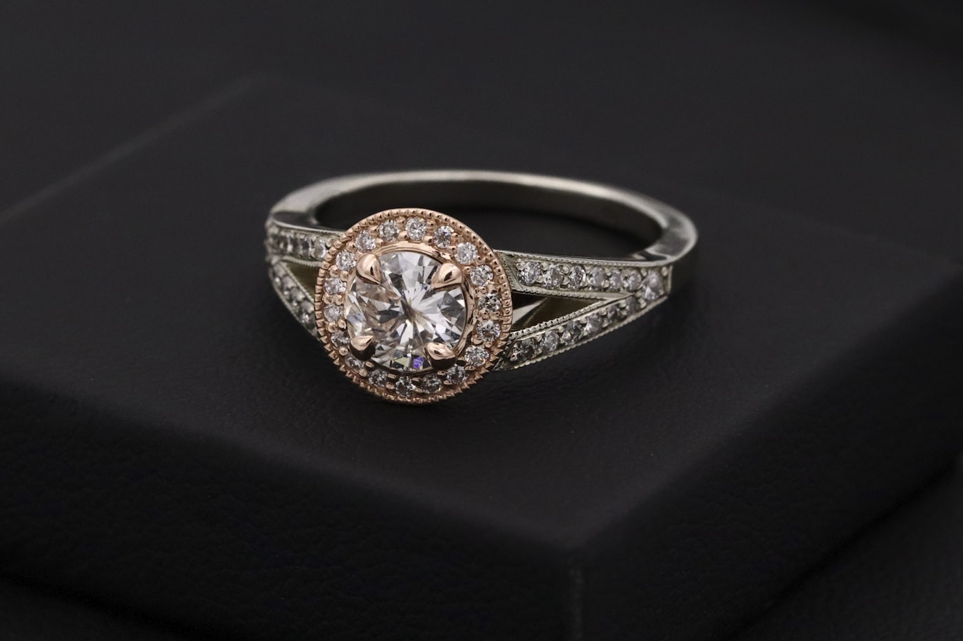 Halo Engagement Ring